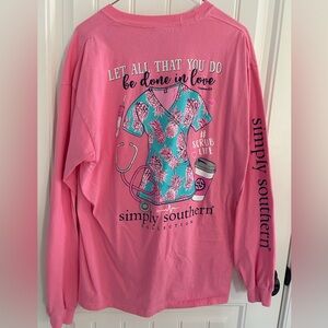 Simply Southern Long Sleeve “Nurse” Tee